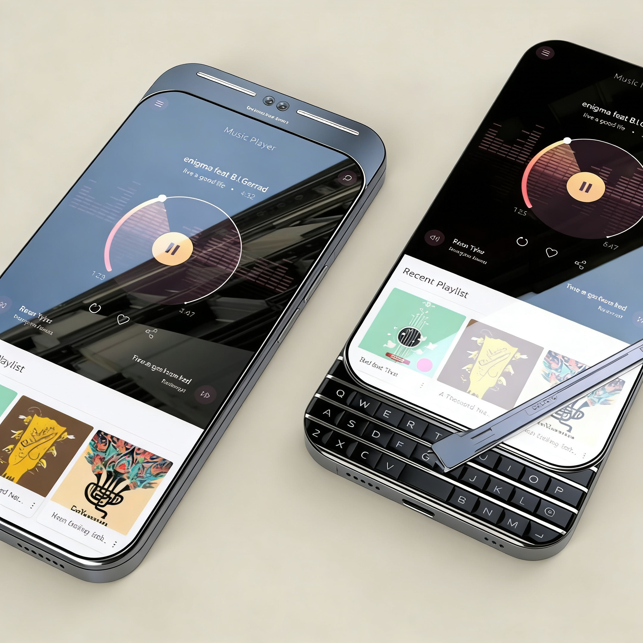 3D music interface model