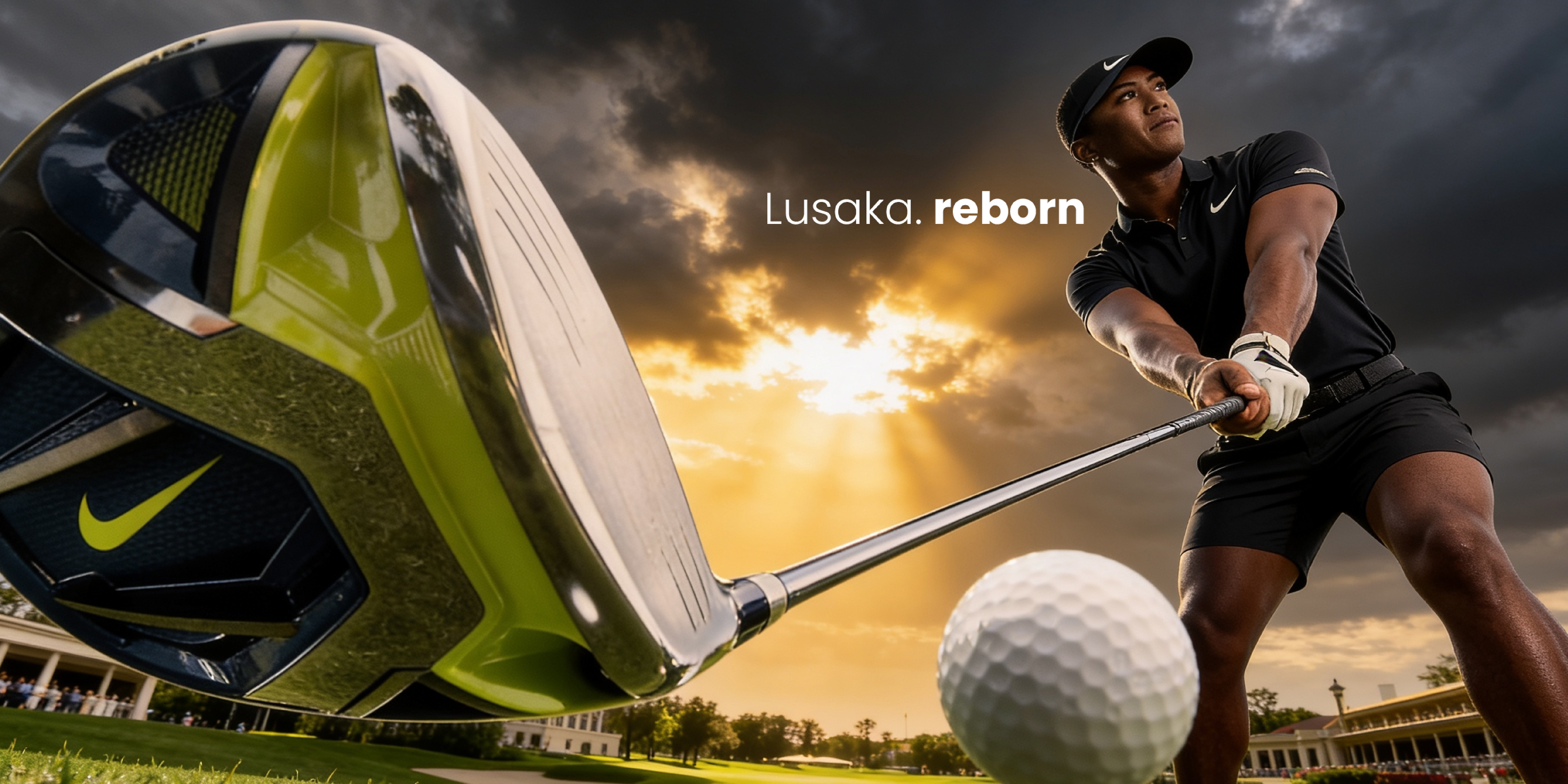 Lusaka reborn golf campaign artwork